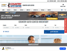 Tablet Screenshot of countryautochevy.com